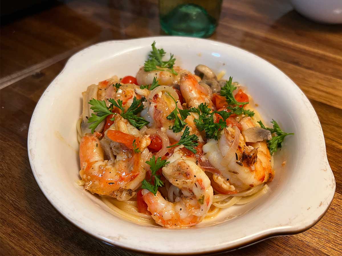 Key West Pink Shrimp Scampi