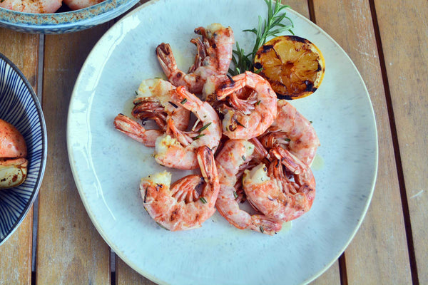 Grilled Royal Red Shrimp