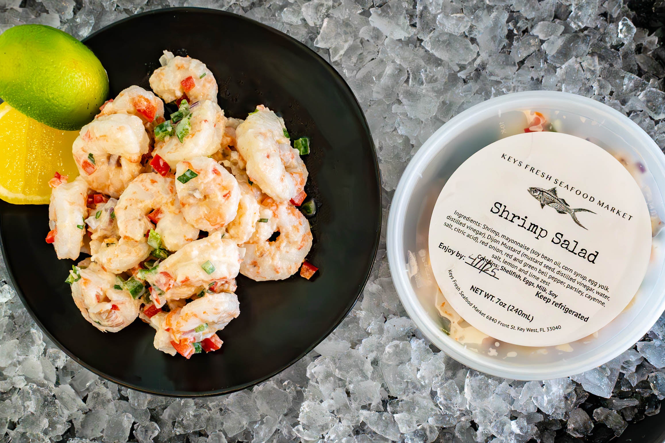 Wild-caught KW Pink Shrimp Salad
